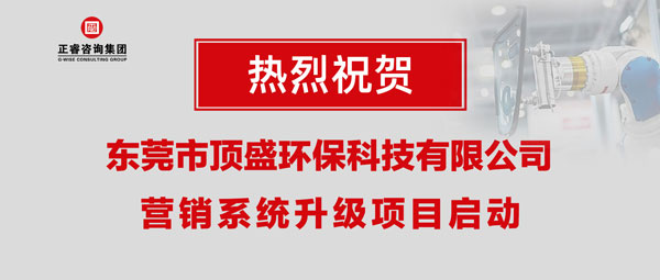東莞市頂盛環(huán)保科技有限公司營(yíng)銷系統(tǒng)升級(jí)項(xiàng)目啟動(dòng)